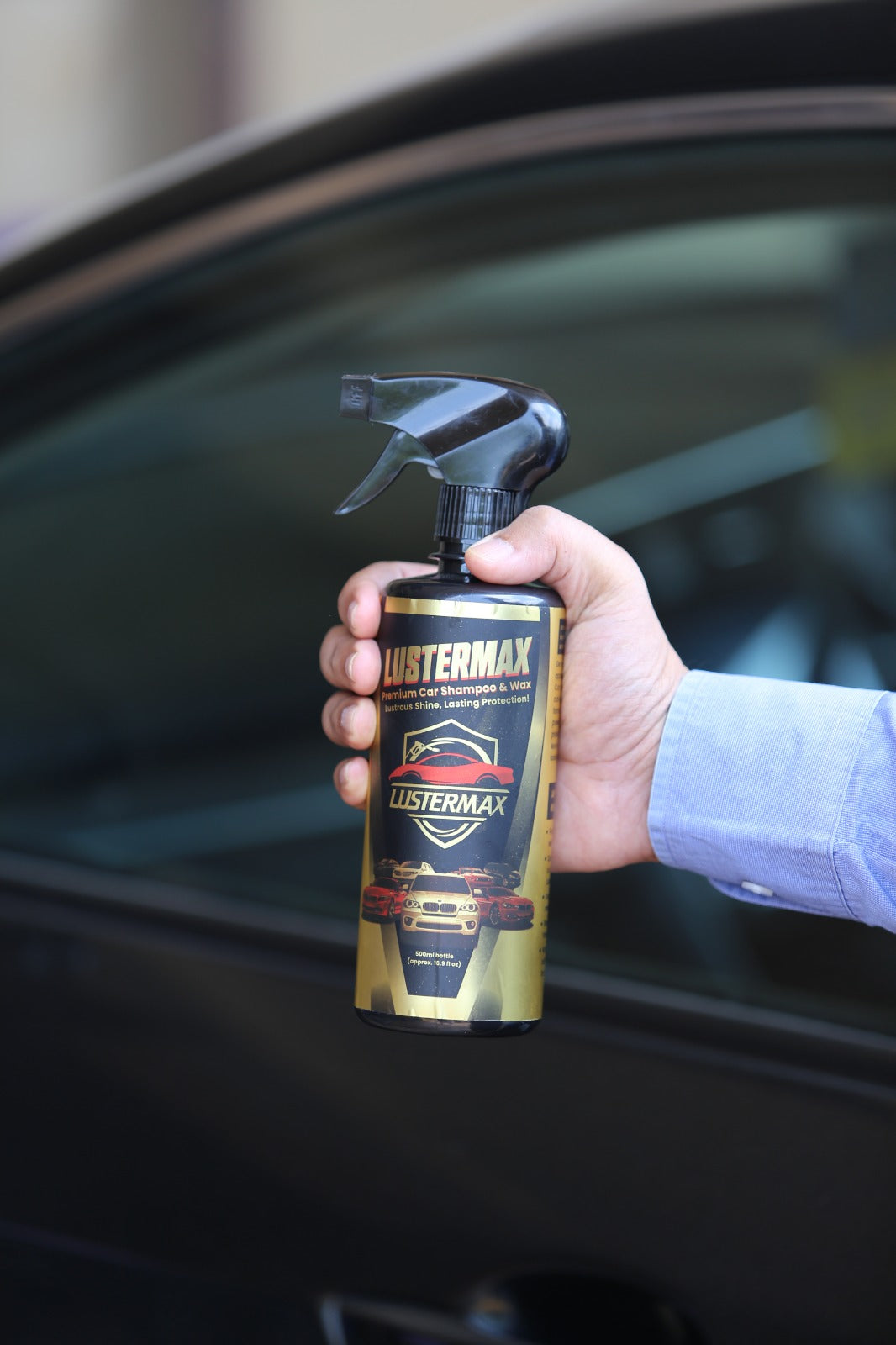 Lustermax Premium Car Shampoo wax